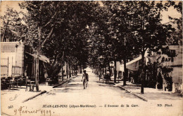 CPA JUAN-les-PINS - L'Avenue De La Gare (514310) - Juan-les-Pins