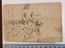 TURCO - ITALIAN  WAR 1911  " XVII  ERITREAN BATTALION " ANTICA E  RARA  CARTOLINA  NUOVA - Eritrea