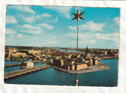 CPM. 15 X 10,5  -  Stockholm ° Utsikt Fran Stadshusets Torn över Kungl Slottet Och Gamla Sta'n - Schweden