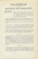 Staatsblad 1918 : Spoorlijn Zwolle - Delfzijl - Almelo - Assen - Documentos Históricos