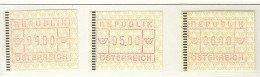 ÖSTERREICH  ATM 2 S1, Ungebraucht, Posthörner, 1988 - Machine Labels [ATM]