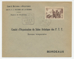 Cover / Postmark France 1945 National Committee For Assistance To War Victims - WW2