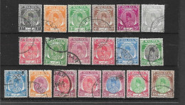 MALAYA - PERLIS 1951 - 1952 SET (ex 50c) SG 7/27 (ex SG 24) FINE USED MINIMUM Cat £367 - Perlis