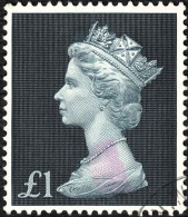 Grande-Bretagne 1969 Y&T 490 SG 790 Elizabeth II 1£ Obl. - Used Stamps