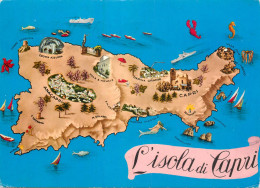 Italy Isola Capri Map Souvenir - Maps
