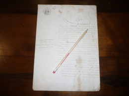 BRETAGNE COTES DU NORD LANVOLLON PLOURHAN TESTAMENT Mme CONAN HERY 1856 - Manuscripts