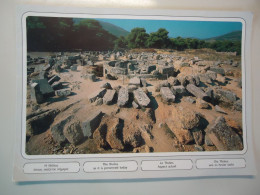 GREECE  BIG  POSTCARDS ΔΙΠΛΗ  ΕΠΙΔΑΥΡΟΣ ΘΟΛΟΣ - Griechenland