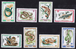 1971 CONGO - Rettili, Yvert N. 289/296 Serie Di 8 Valori MNH/** - Autres & Non Classés