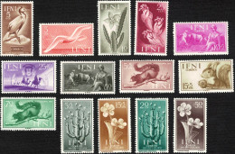 Ifni 1952-55 Y&T N°66, 67, 78, 79, 96,97, 98, 99, 100, 101, 102, 103, 104, 105 MNH** - Ifni