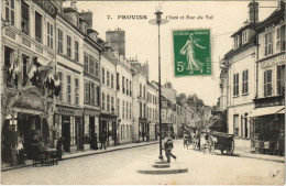 CPA PROVINS Place Et Rue Du Val (120166) - Provins