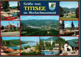 Titisee Bootsliegeplatz Kurhaus Strand Panorama Teilansichten - Titisee-Neustadt