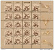 Bosnia Serbia 2013 Fauna Mammals Bats, Mini Sheet Of 5 Sets In Strip MNH - Pipistrelli