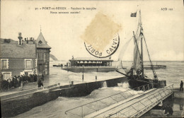 CPA Port En Bessin Pendant La Tempete Nous Sommes Sauves Bateau - Sonstige & Ohne Zuordnung