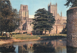 England Wells Somerset - Cathedral & Bishop's Palace Moat - Wells