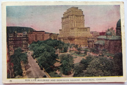 [QUEBEC] - MONTREAL - 1951 - Sun Life Building And Dominion Square - Montreal