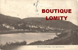 Luxembourg Wormedldange Vue Générale CPA Carte Taxée Timbre Taxe , Chemin De Fer Voie Ferrée - Altri & Non Classificati