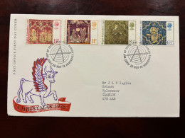 United Kingdom 1976 - Christmas FDC Stamps Set Philatelic Bureau Edinburgh - 1971-1980 Decimal Issues