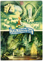 RELIGIONS CROYANCE CHRISTIANISME SOUVENIR MULTIVUES A LA GROTTE BENIE J'AI PRIE POUR VOUS BERNADETTE LIEU SAINT LOURDES - Heilige Stätte