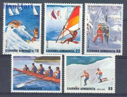 Greece 1983 Mi 1515-1519 MNH  (ZE2 GRC1515-1519) - Roeisport