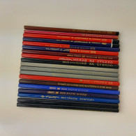 Lot Of 19 Vintage Bulgarian Pencils Bicolor Glass Pencils Chemical #5845 - Lapiceros
