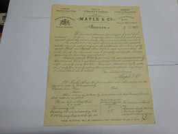 LONDON -- LONDRA   -- REGNO UNITO  --UK.  --   MAPLE  & CO. LTD. - Ver. Königreich