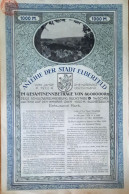 Anleihe Der Stadt Elberfeld - 1922 - 1000 Mark  - 5 % - Other & Unclassified