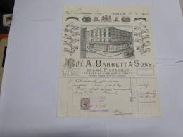 LONDON -- LONDRA   -- REGNO UNITO  --UK -- A, BARRETT  & SONS - Ver. Königreich