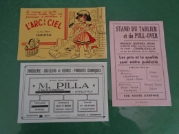 Delcampe - 08 - Ardennes - Charleville - Mézières - Lot De 3 Buvards - Illustrateur - Réf.128/2- - Wash & Clean