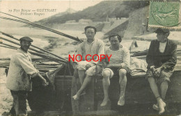 64 GUETHARY.  Pêcheurs Basques Sur Barque 1921. Métiers De La Mer - Guethary
