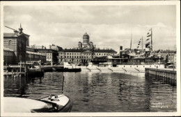 CPA Helsinki Helsingfors Finnland, Hafen, Dom - Finnland