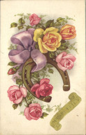 CPA Fantaisie Fleurs Fer A Cheval - Sonstige & Ohne Zuordnung