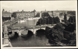 CPA Stockholm Schweden, Norrbro Och Strömmen - Schweden