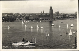 CPA Stockholm Schweden, Utsikt över Riddarfjärden - Schweden
