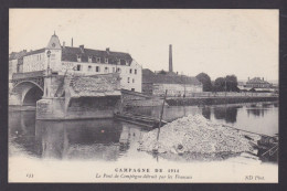 FRANCE, Postcard, Compiègne, The Bridge, WWI - Compiegne