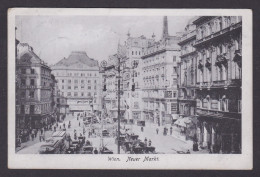 Postcard, Austria Vienna, Neuer Markt - Wien Mitte
