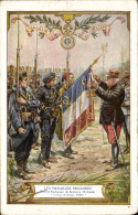 CPA Militaria Medailles Militaires Medaille - Uniformen