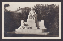 Postcard, Austria Vienna, Johannes Brahms-Denkmal Von Weyr Im Resselpark - Wien Mitte
