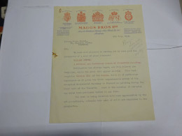 LONDON -- LONDRA   -- REGNO UNITO  --UK  ---  MAGG  BROS LTD. - Ver. Königreich