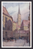 Postcard, Austria Vienna, Michaelerkirche - Kirchen