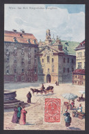 Postcard, Austria Vienna, Am Hof, Bürgerliches Zeughaus - Wien Mitte