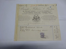 LONDON - LONDRA    -- REGNO UNITO  --UK  ---  BOUGHT OF  WILLIAM S. BURTON - Ver. Königreich