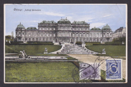 Postcard, Austria Vienna, Schloss Belvedere - Belvedere