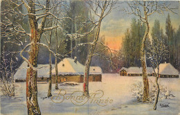 BONNE ANNEE - ILLUSTRATION PAYSAGE - Neujahr
