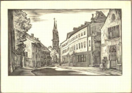 Basel BS Basel Rittergasse KuenstlerA. Hagmann O 1953 - Sonstige & Ohne Zuordnung
