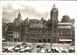 Basel BS Basel Rathaus Marktplatz Ungelaufen Ca. 1965 - Sonstige & Ohne Zuordnung