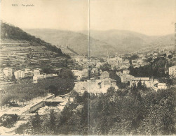 22 - VALS LES BAINS - VUE GENERALE - CPA DOUBLE - Vals Les Bains