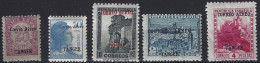 Tanger 108/112 ** Correo Aereo. 1939 - Spaans-Marokko