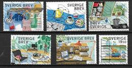 Suède 2017 N°3130/3135 Oblitérés Culture Rétro - Gebraucht