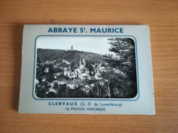 CARNET ABBAYE SAINT MAURICE CLERVAUX 10 CARTES - Clervaux