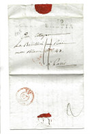 Lettre 1802  Linéaire 19 Bastia - Long Texte Signé - 1801-1848: Vorläufer XIX